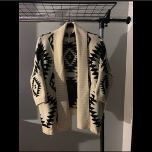 Tribal Print Cardigan